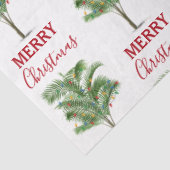Papier Mousseline Palmier Tropical Noël Arbre de Noël (Détail)