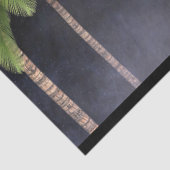 Papier Mousseline Palmiers contre la lune (Détail)