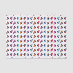 Papier Mousseline Palmiers d'été tropicaux exotiques Feuille Motif