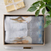 Papier Mousseline Palomino Appaloosa Chevaux En Neige (Cadeau)
