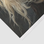 Papier Mousseline Palomino Majestueux à cheval découpage (Détail)