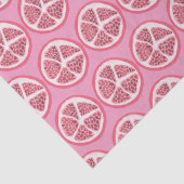Papier Mousseline Pamplemousse rose (Détail)