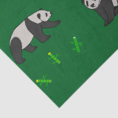 Papier Mousseline Panda (Détail)