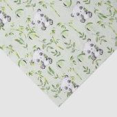 Papier Mousseline Panda Bear Vert Bambou Vert Découpage (Détail)