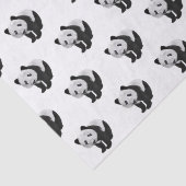 Papier Mousseline Panda Cub (Détail)