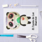 Papier Mousseline Panda du jour des morts (Artisanat)