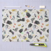 Papier Mousseline Panda et amis des ordures (Artisanat)