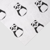 Papier Mousseline Panda géométrique (Détail)