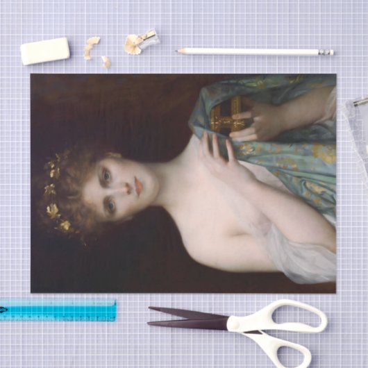 Papier Mousseline Pandora Alexandre Cabanel Art (Artisanat)