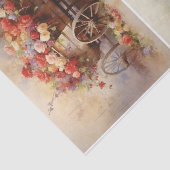 Papier Mousseline Panier à fleurs (Détail)