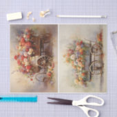 Papier Mousseline Panier à fleurs (Artisanat)