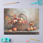 Papier Mousseline Panier d'automne de fruits (Artisanat)