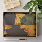 Papier Mousseline Panier de tournesol (Cadeau)