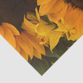 Papier Mousseline Panier de tournesol (Détail)