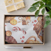 Papier Mousseline Paniers biscuits de Noël (Cadeau)