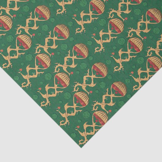 Papier Mousseline Paniers pomme IV (Détail)