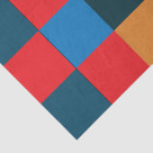 Papier Mousseline Panneau de À damiers couleur moderne (Détail)