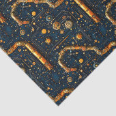 Papier Mousseline Panneau de commande Steampunk Cyberpunk BM2 Decoup (Détail)