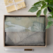 Papier Mousseline Panneau de jardin avec Feuilles, fleurs et herbe (Cadeau)