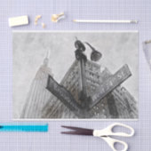 Papier Mousseline Panneau du coin Broadway (Artisanat)