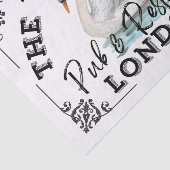 Papier Mousseline Panneau du cygne blanc - Pub (Détail)