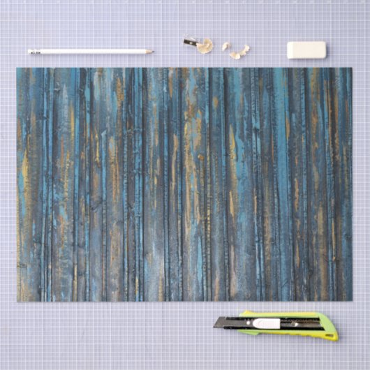 Papier Mousseline Panneau en bois vieilli (Artisanat)