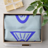 Papier Mousseline Panneau étoile Poissons papier de tissus (Cadeau)