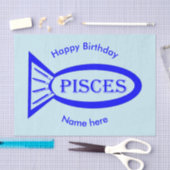 Papier Mousseline Panneau étoile Poissons papier de tissus (Artisanat)