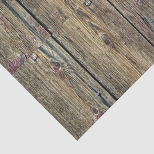 Papier Mousseline Panneaux en bois rustique (Détail)