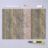 Papier Mousseline Panneaux en bois rustique (Artisanat)