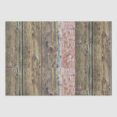 Papier Mousseline Panneaux en bois rustique (Recto)