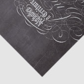 Papier Mousseline Panneaux rougeâtres à Paris Scripts français (Détail)