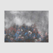 Papier Mousseline Pansies op 2 DBL (Recto)