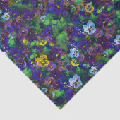 Papier Mousseline Pansies op 4 (Détail)