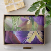 Papier Mousseline Pansies violettes -AI ART (Cadeau)