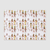 Papier Mousseline Panthéon égyptien antique (Recto)