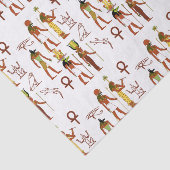 Papier Mousseline Panthéon égyptien antique (Détail)