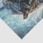 Papier Mousseline Panthère noire (Détail)