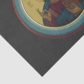 Papier Mousseline Pantocrate Jésus Christ (Détail)