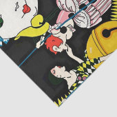 Papier Mousseline "Pantomime on Jingle Bells" par Jose Carlos (Détail)