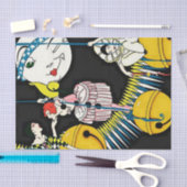 Papier Mousseline "Pantomime on Jingle Bells" par Jose Carlos (Artisanat)