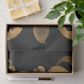 Papier Mousseline Paon Doré (Cadeau)