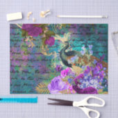 Papier Mousseline Paon floral (Artisanat)