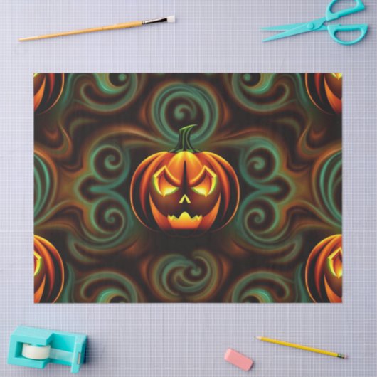 Papier Mousseline Pap d'Imaginaire de la scène Éffrayante d'Hallowee (Artisanat)