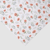 Papier Mousseline Papel de seda Amapolas y ramas en primavera (Détail)