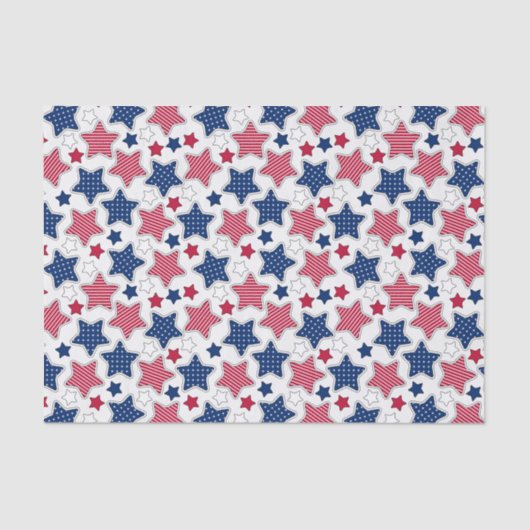 Papier Mousseline Papier 4 juillet (Recto)