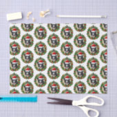 Papier Mousseline Papier à mouchoirs pour chiens de Noël Collie (Artisanat)
