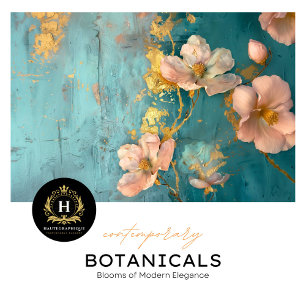 Papier Mousseline Papier à papier à papier turquoise et or flou