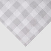 Papier Mousseline Papier à papier de tissus gris et blanc de Buffalo (Détail)