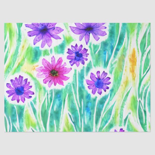 Papier Mousseline Papier à papier Fleur (Recto)